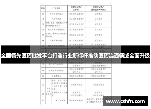 全国领先医药批发平台打造行业新标杆推动医药流通领域全面升级